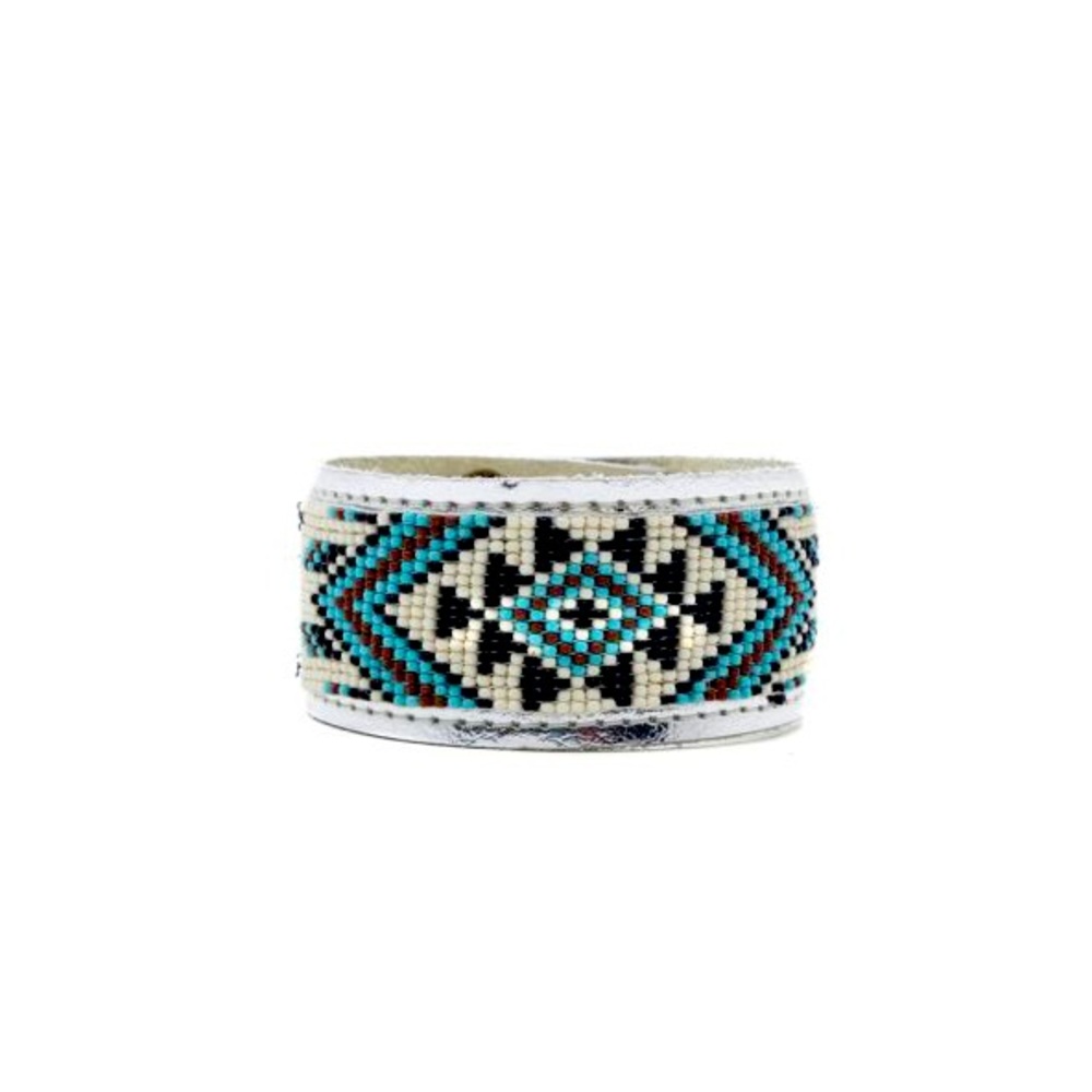 MYRA-HALINA RIVER LEATHER CUFF
BRACELET